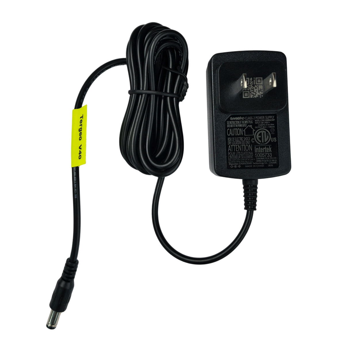 Tergeo V40 Power Adapter